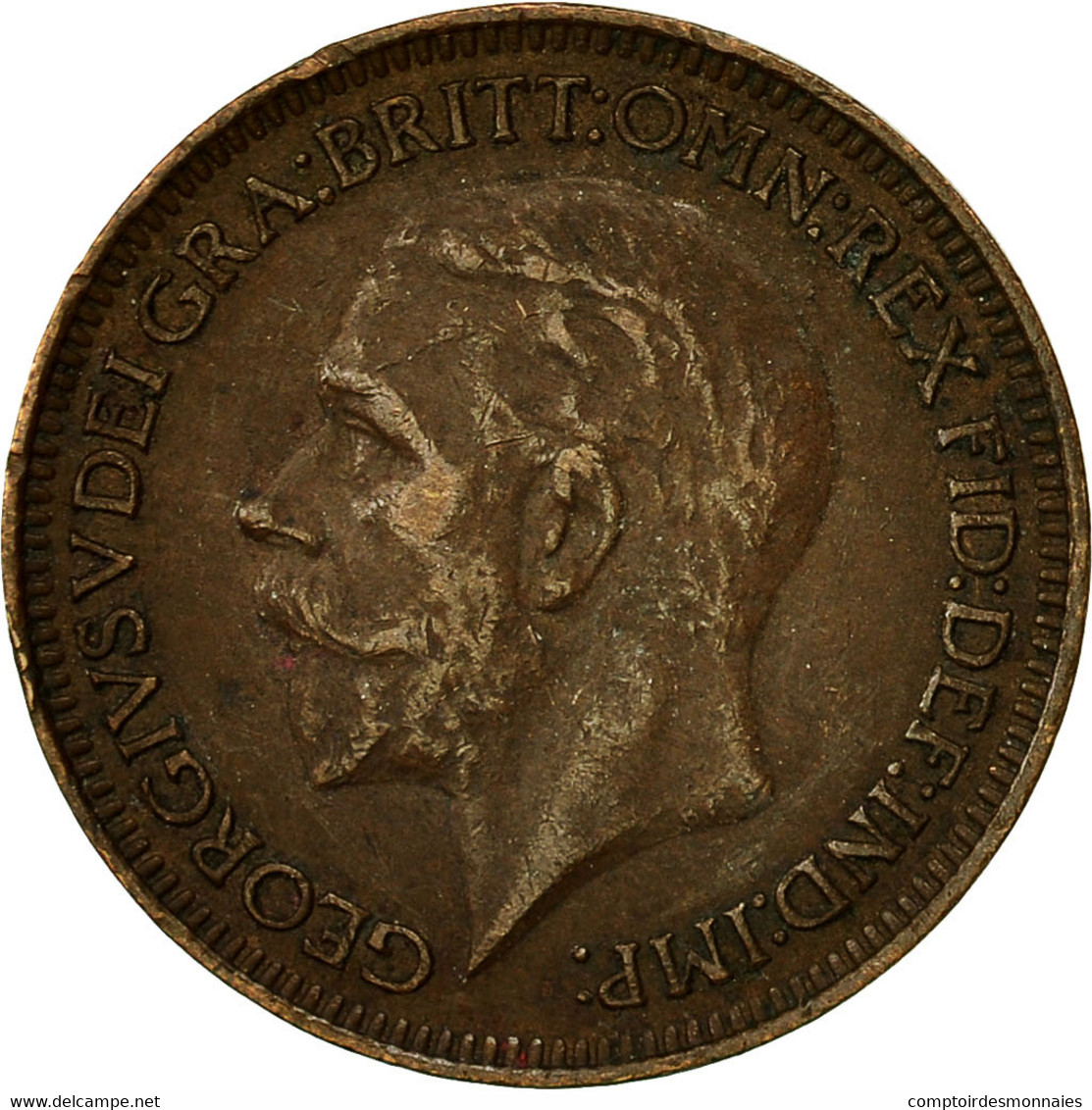 Monnaie, Grande-Bretagne, George V, Farthing, 1932, TTB, Bronze, KM:825 - B. 1 Farthing