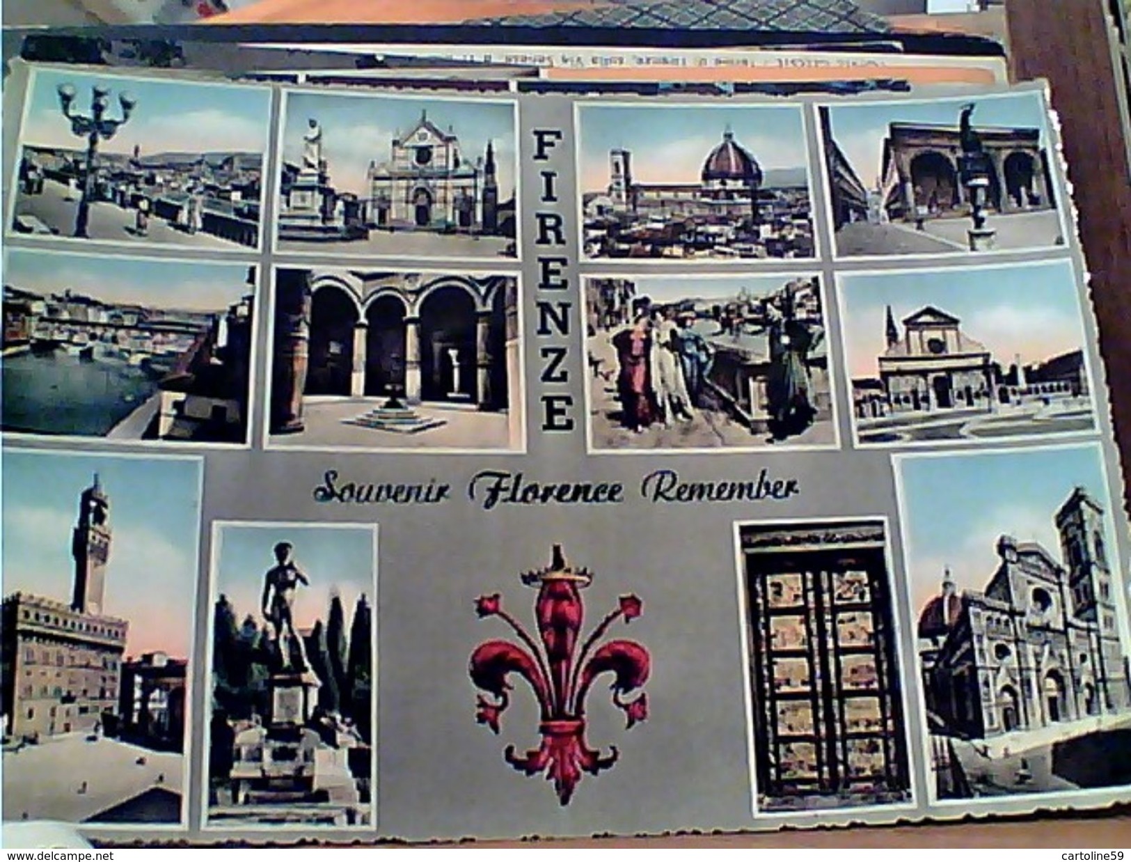 6 CARD FIRENZE MULTI VEDUTE N1960 GL19465 - Firenze