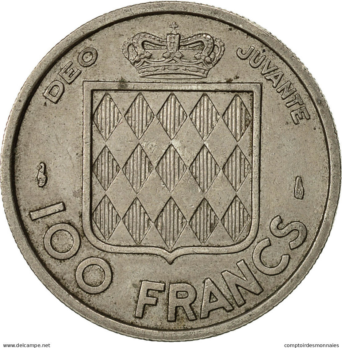 Monnaie, Monaco, Rainier III, 100 Francs, Cent, 1956, TTB, Copper-nickel - 1949-1956 Franchi Antichi