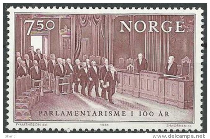 NORWEGEN 1984 Mi-Nr. 913 ** MNH - Ungebraucht