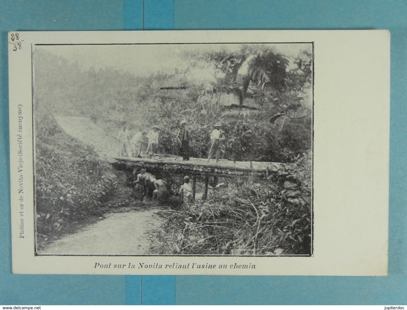 Platine Et Or De Novita-Viejo Pont Sur La Novita Reliant L'usine Au Chemin - Colombie