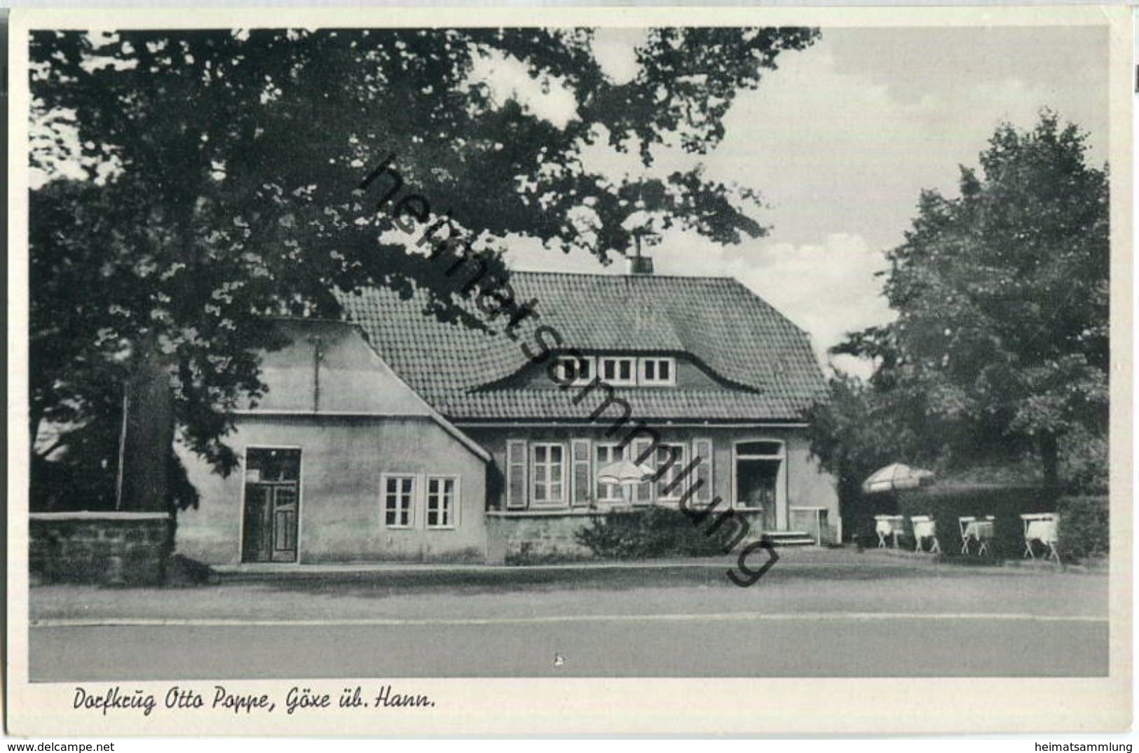 Barsinghausen - Göxe - Dorfkrug Otto Poppe - Barsinghausen