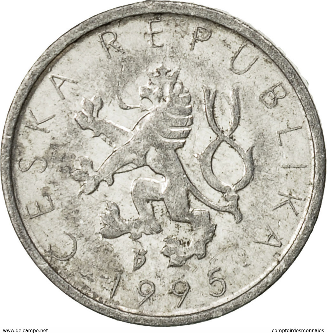Monnaie, République Tchèque, 10 Haleru, 1995, TTB, Aluminium, KM:6 - Tchéquie
