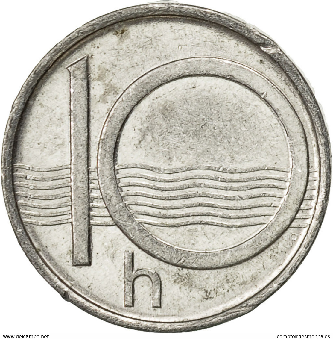 Monnaie, République Tchèque, 10 Haleru, 1995, TTB, Aluminium, KM:6 - Tchéquie