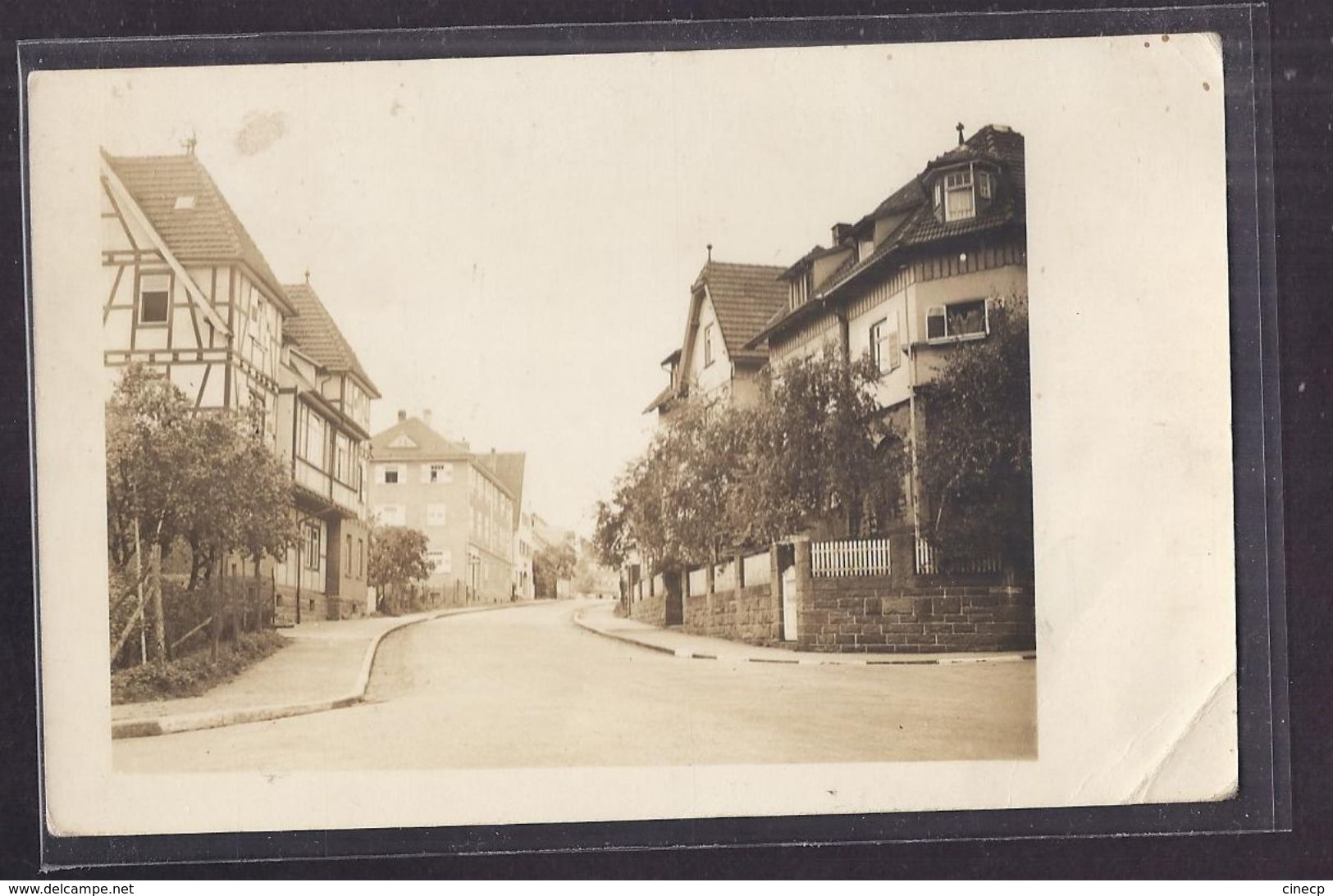 CPA PHOTO ALLEMAGNE - BIRKENFELD - TB PLAN CENTRE Du Village Avec Détails Des Maisons Occupation Guerre 39-45 - Birkenfeld (Nahe)