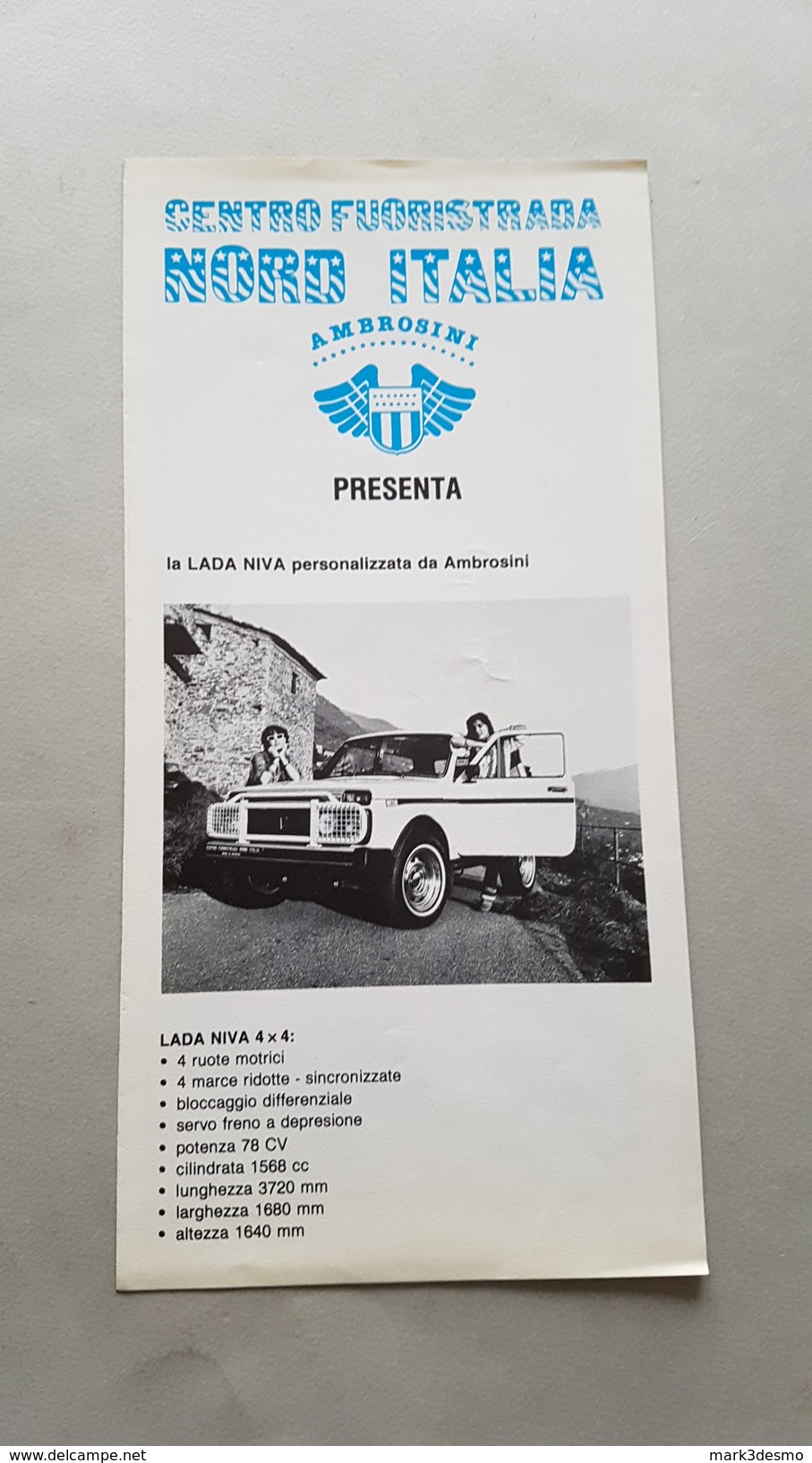 Lada Niva - Lada 1300 3 Depliant Originali - Genuine Factory Brochures - Automobili