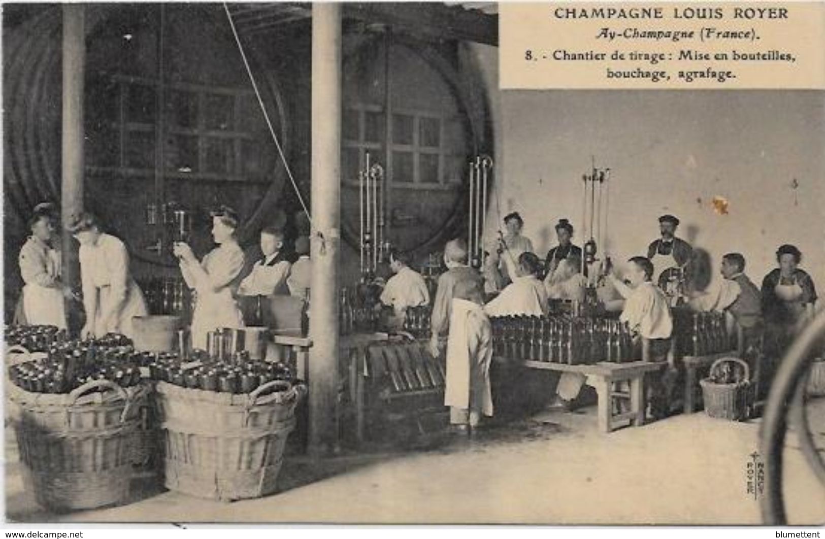 CPA Ay En Champagne Métier LOUIS ROYER Vins De Champagne Vignerons Non Circulé - Ay En Champagne