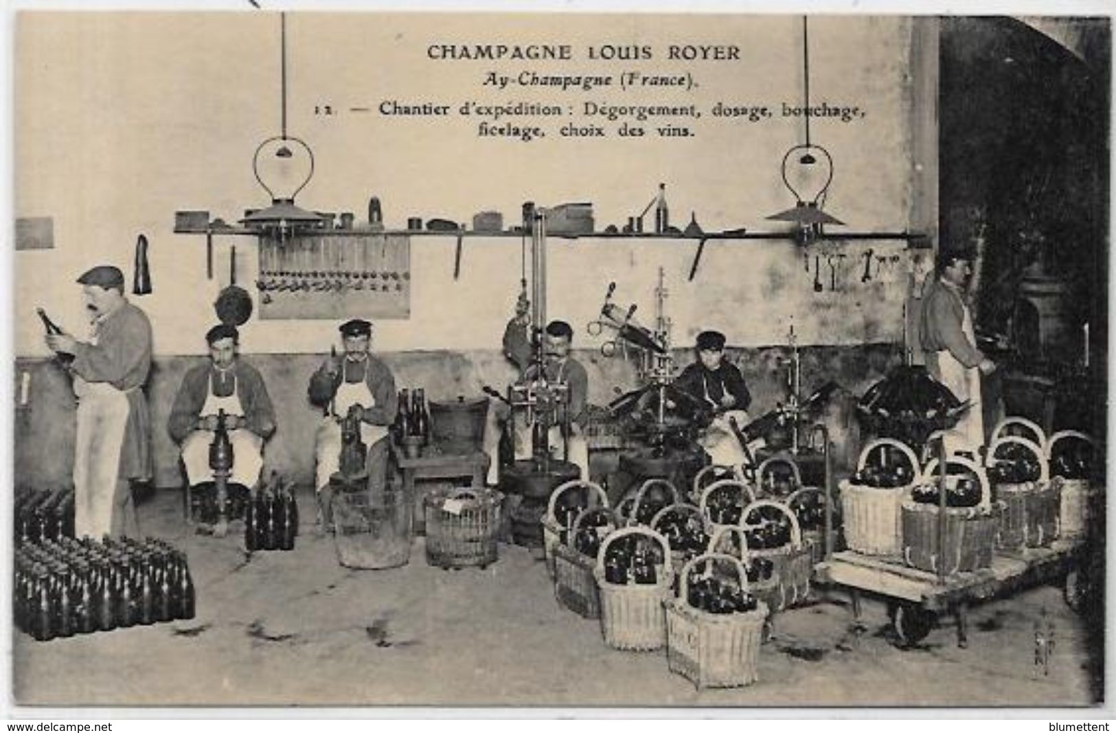 CPA Ay En Champagne Métier LOUIS ROYER Vins De Champagne Vignerons Non Circulé - Ay En Champagne