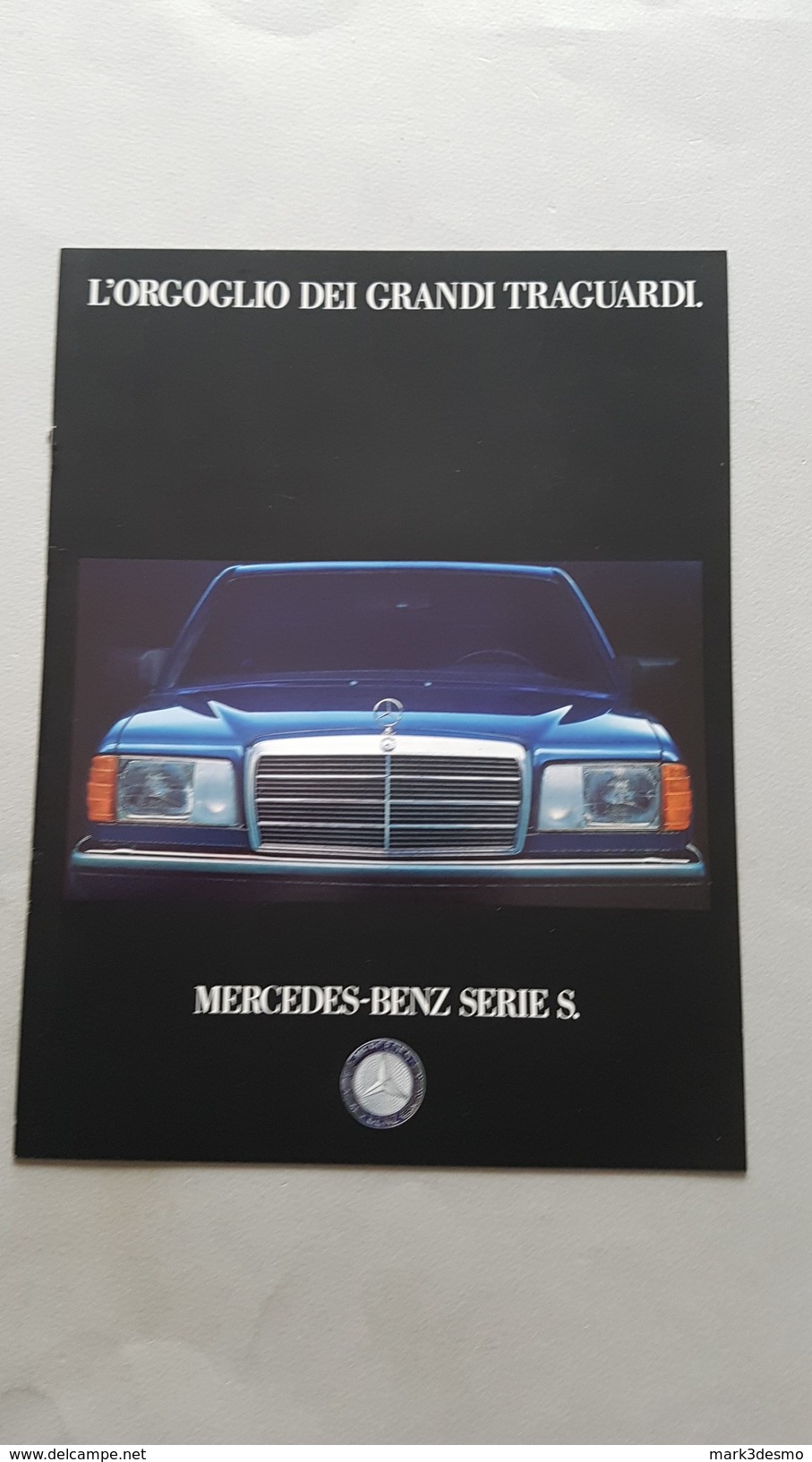 Mercedes Benz Serie S 1990 Depliant Originale - Genuine Factory Brochure - Automobili