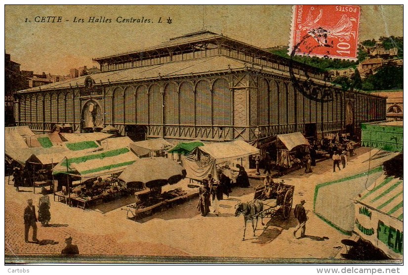 34 SETE (CETTE)  Les Halles Centrales - Sete (Cette)