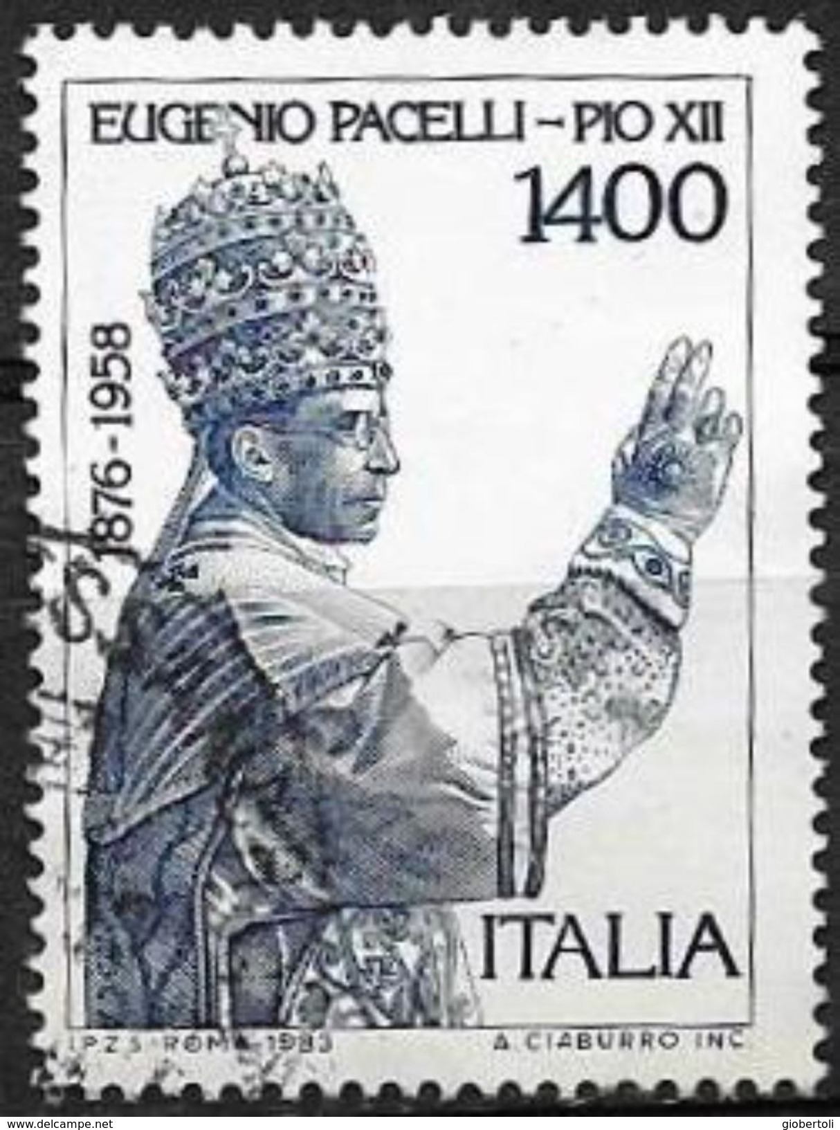 Italia/Italy/Italie: Papa Pio XII, Pope Pius XII, Le Pape Pie XII - Papi