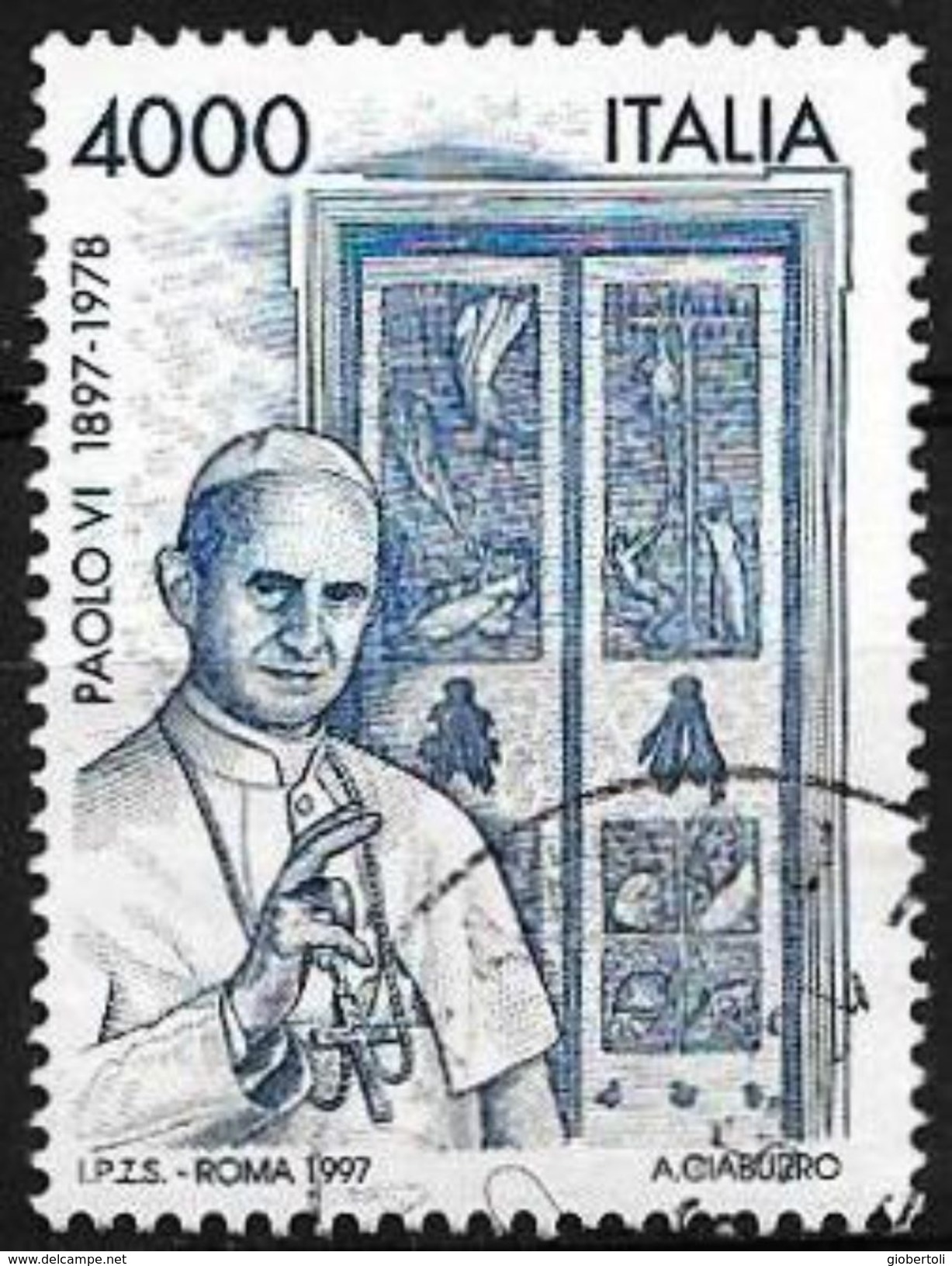 Italia/Italy/Italie: Papa Paolo VI, Pope Paul VI, Le Pape Paul VI - Papi