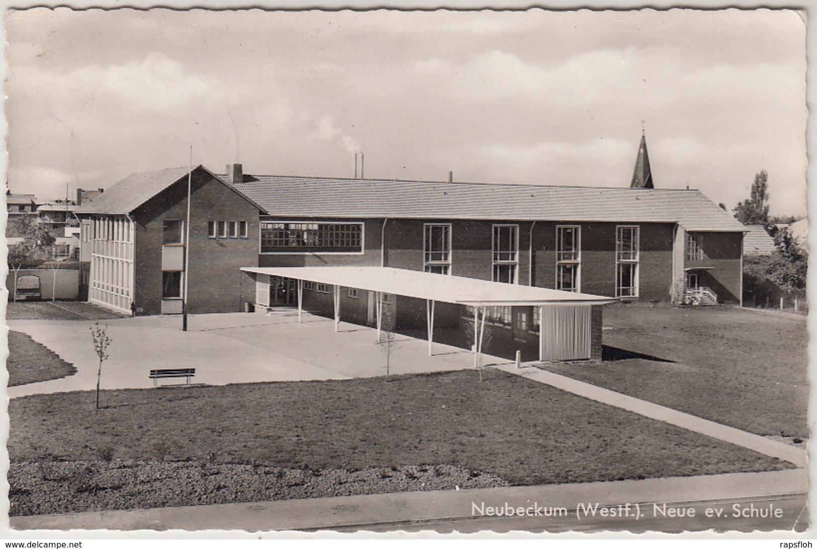 Neubeckum Westfalen Neue Ev. Schule Um 1960 - Beckum