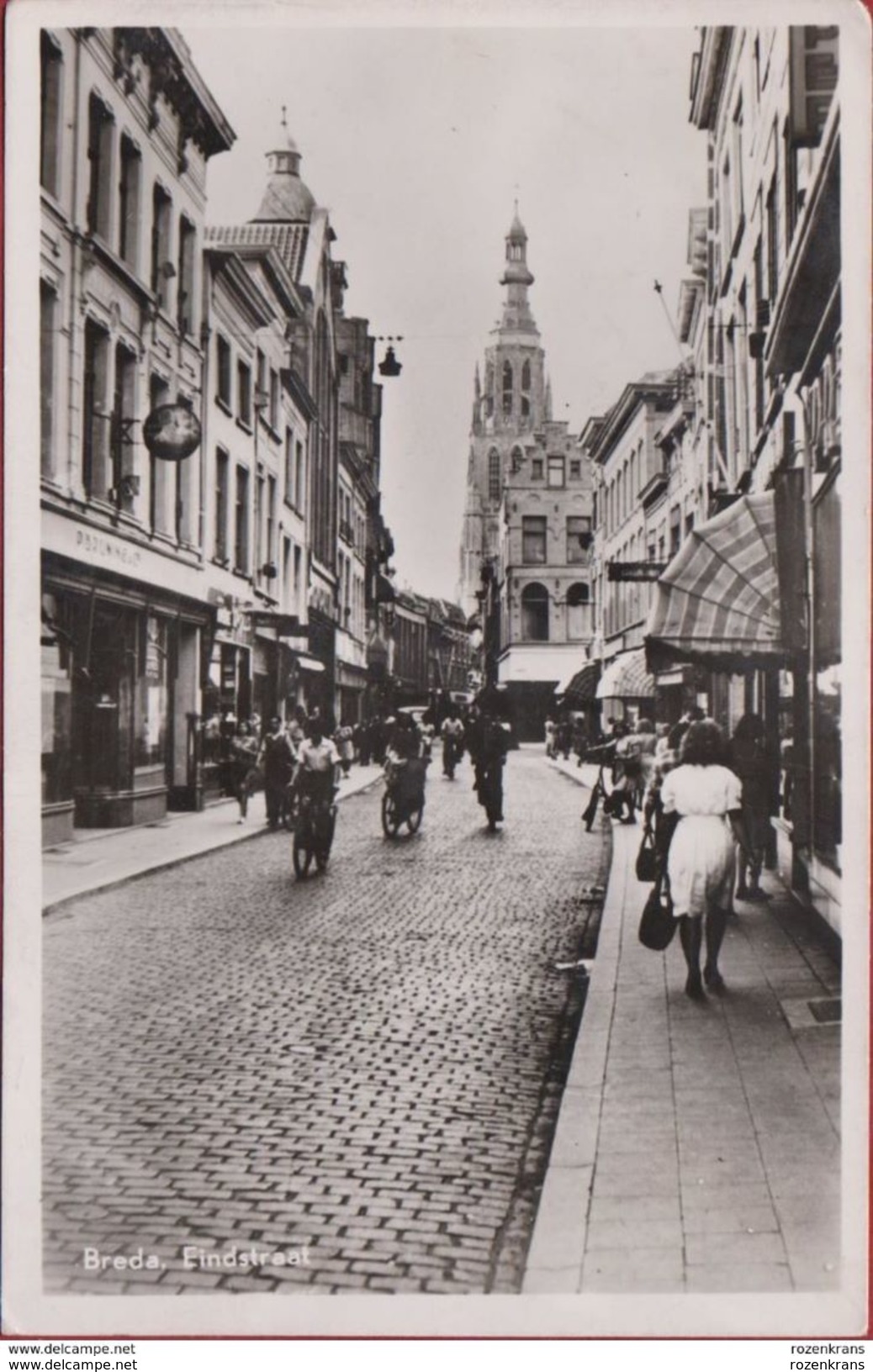 Breda Eindstraat ZELDZAAM 1949 Taxzegel - Breda