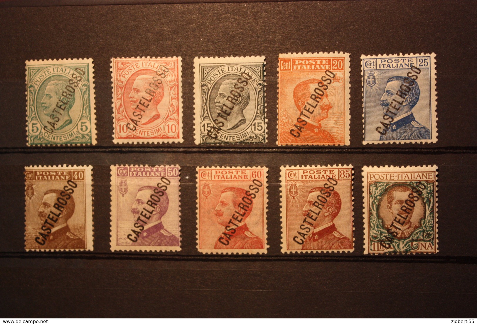 ITALIA SOPRASTAMPATI   - SERIE. -  1924. -  MNH ** - Castelrosso