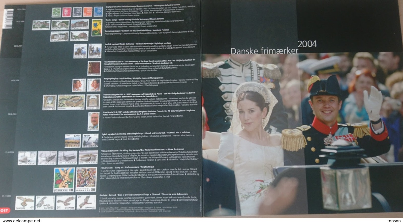 Denmark, 2004 Yearset, Mint In Folder, 2 Scans. - Années Complètes