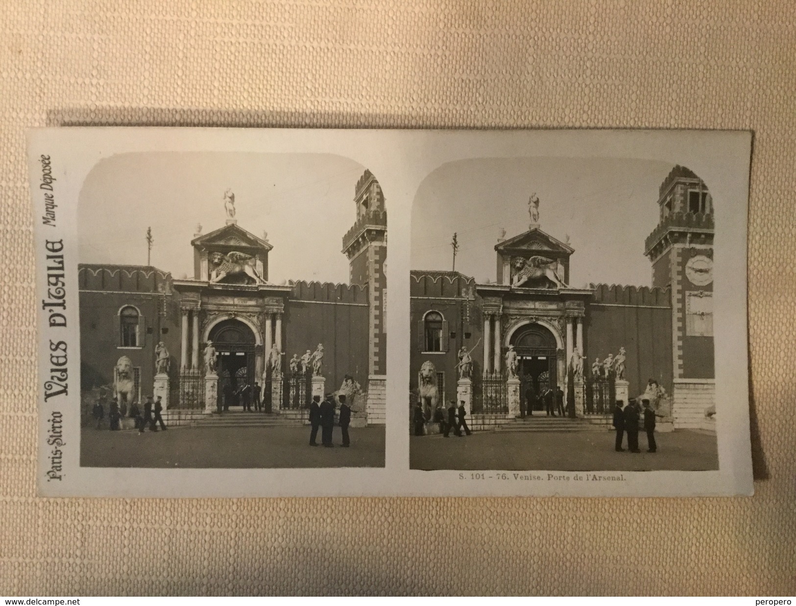 ITALIA  VENEZIA   Photo Stéréoscopique STEREO Stereoview - Stereo-Photographie