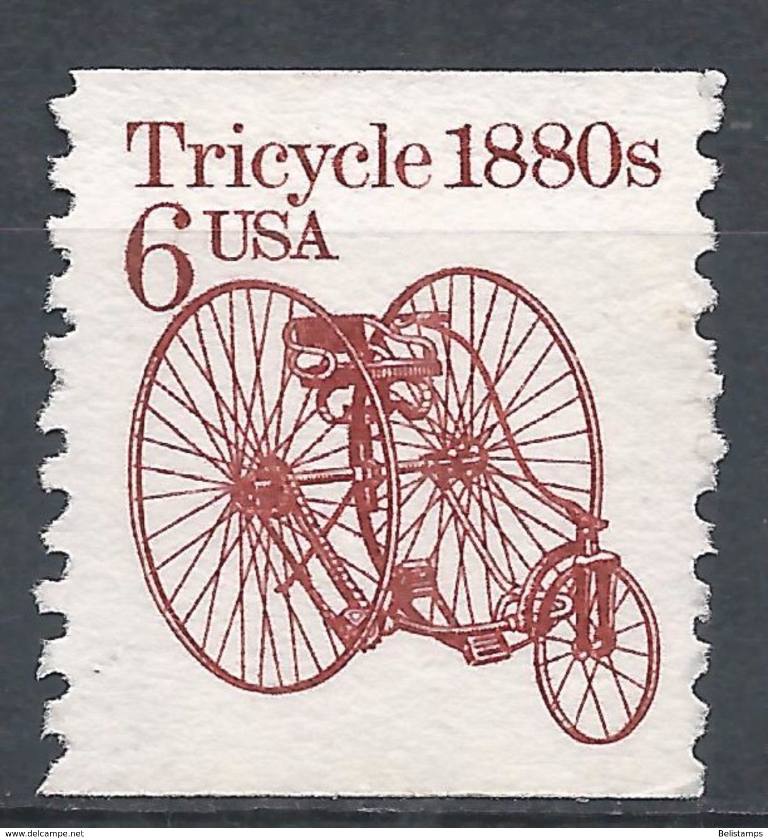 United States 1985. Scott #2126 (MNG) Tricycle 1880s - Roulettes