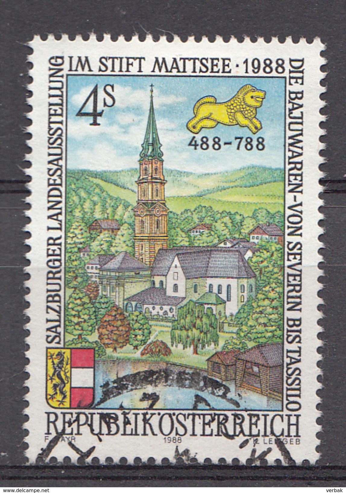 Autriche 1988  Mi.Nr: 1923 Salzburger Landesausstellung  Oblitèré / Used / Gebruikt - Oblitérés