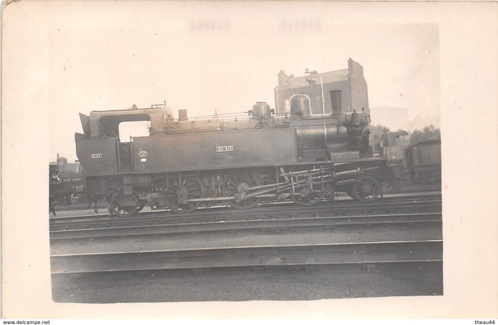 ¤¤  -   Carte-Photo   -  Locomotive Des Chemins De Fer De " L'Etat " - Machine N° " 32-513 "   -  ¤¤ - Zubehör