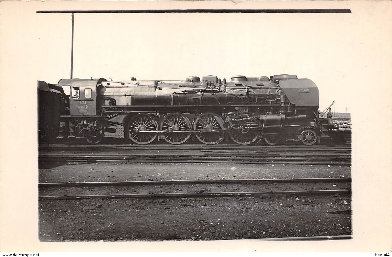 ¤¤  -   Carte-Photo   -  Locomotive Des Chemins De Fer Du Réseau " EST " N° " 241-001 "    -  ¤¤ - Zubehör