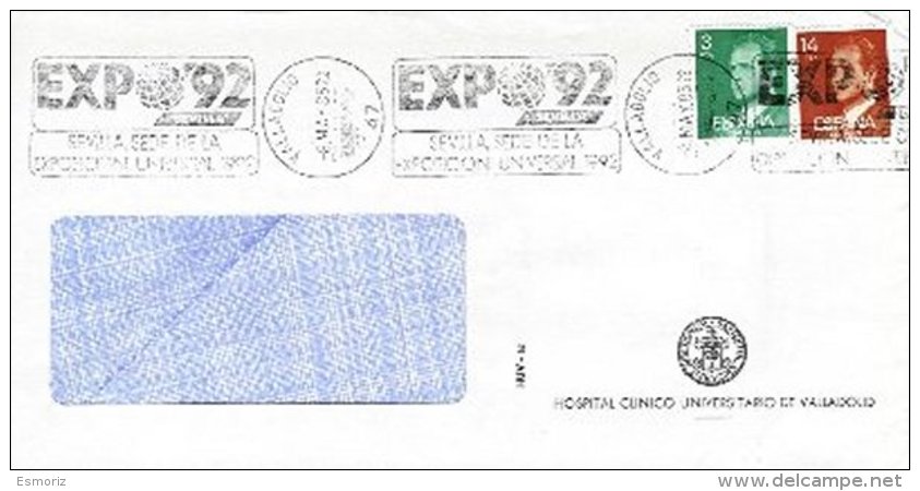 SPAIN, 1992, Cover - Cartas & Documentos