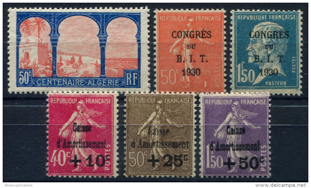 Lot N°7214 France Année Complète 1930 Neuf ** LUXE - ....-1939