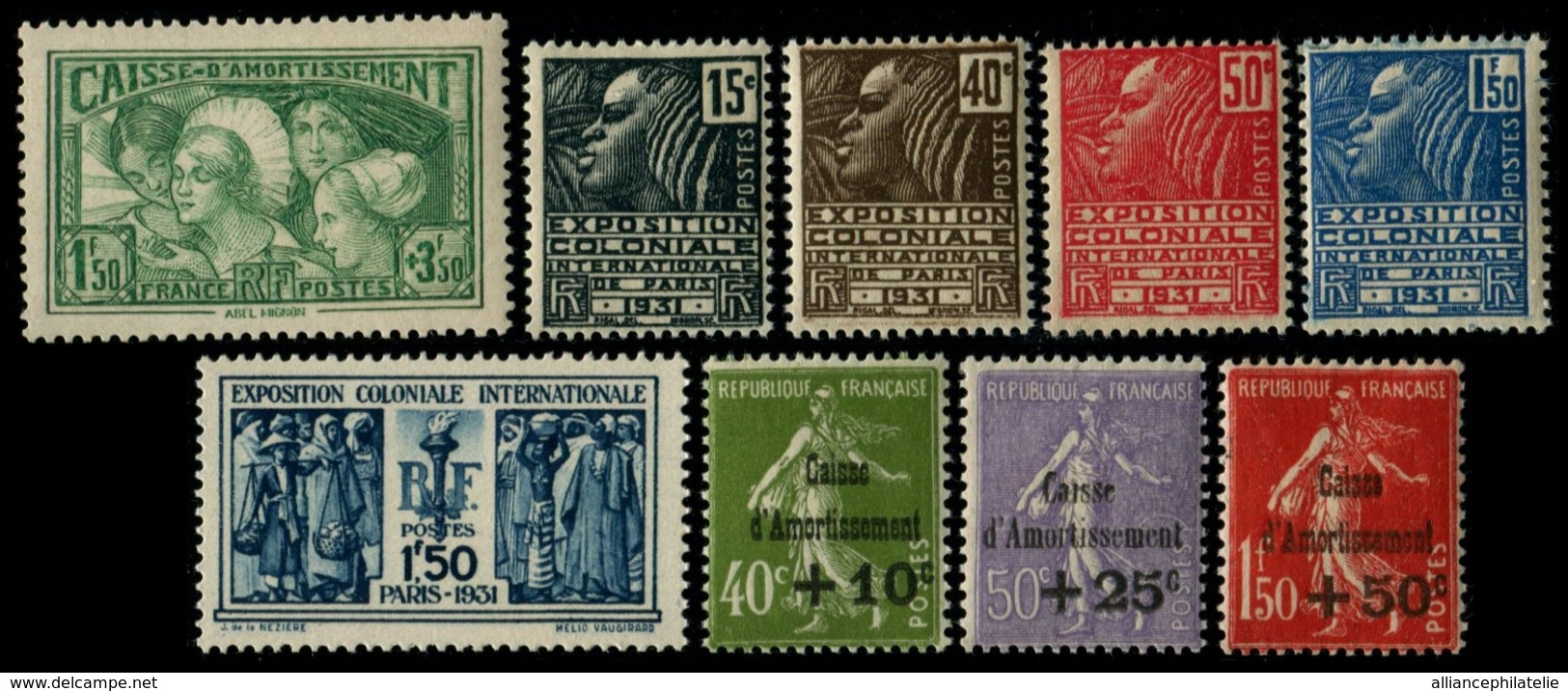 Lot N°7215 France Année Complète 1931 Neuf ** LUXE - ....-1939