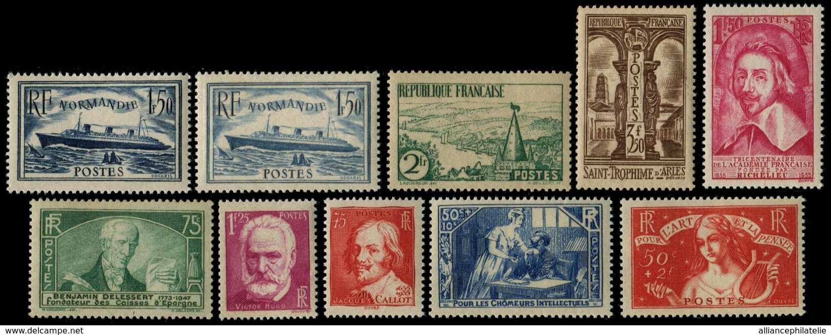 Lot N°7219 France Année Complète 1935 Neuf ** LUXE - ....-1939