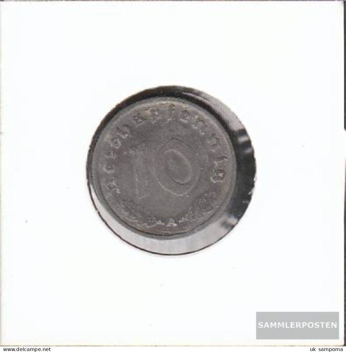 German Empire Jägernr: 371 1942 G Very Fine Zinc Very Fine 1942 10 Reich Pfennig Imperial Eagle - 10 Reichspfennig