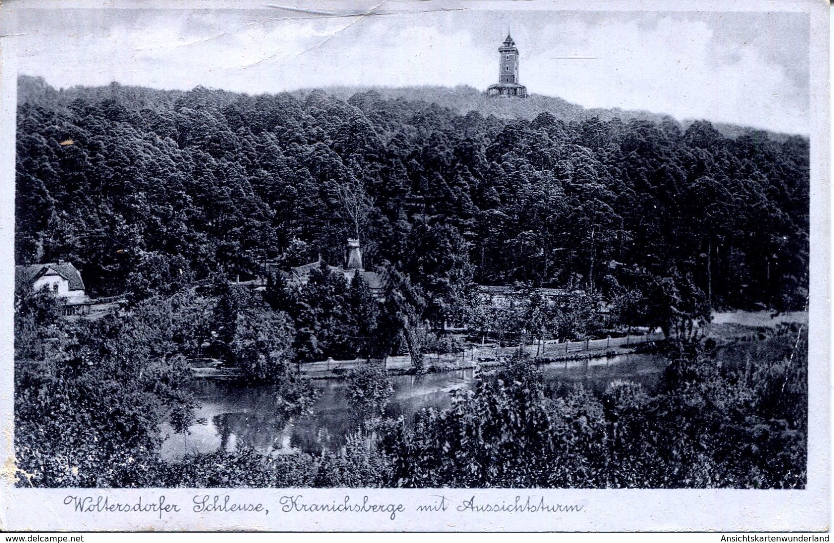 Woltersdorfer Schleuse - Kranichsberge Mit Aussichtsturm (002144) - Woltersdorf