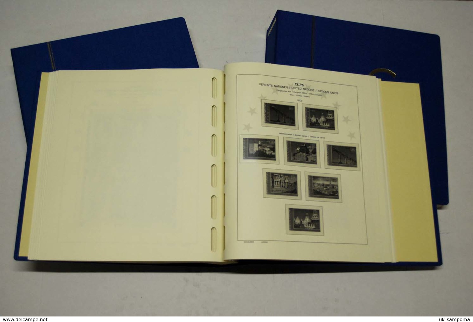 Schaubek Vordruckalbum Europa-Doppelnominale 1999-2001 - Binders With Pages