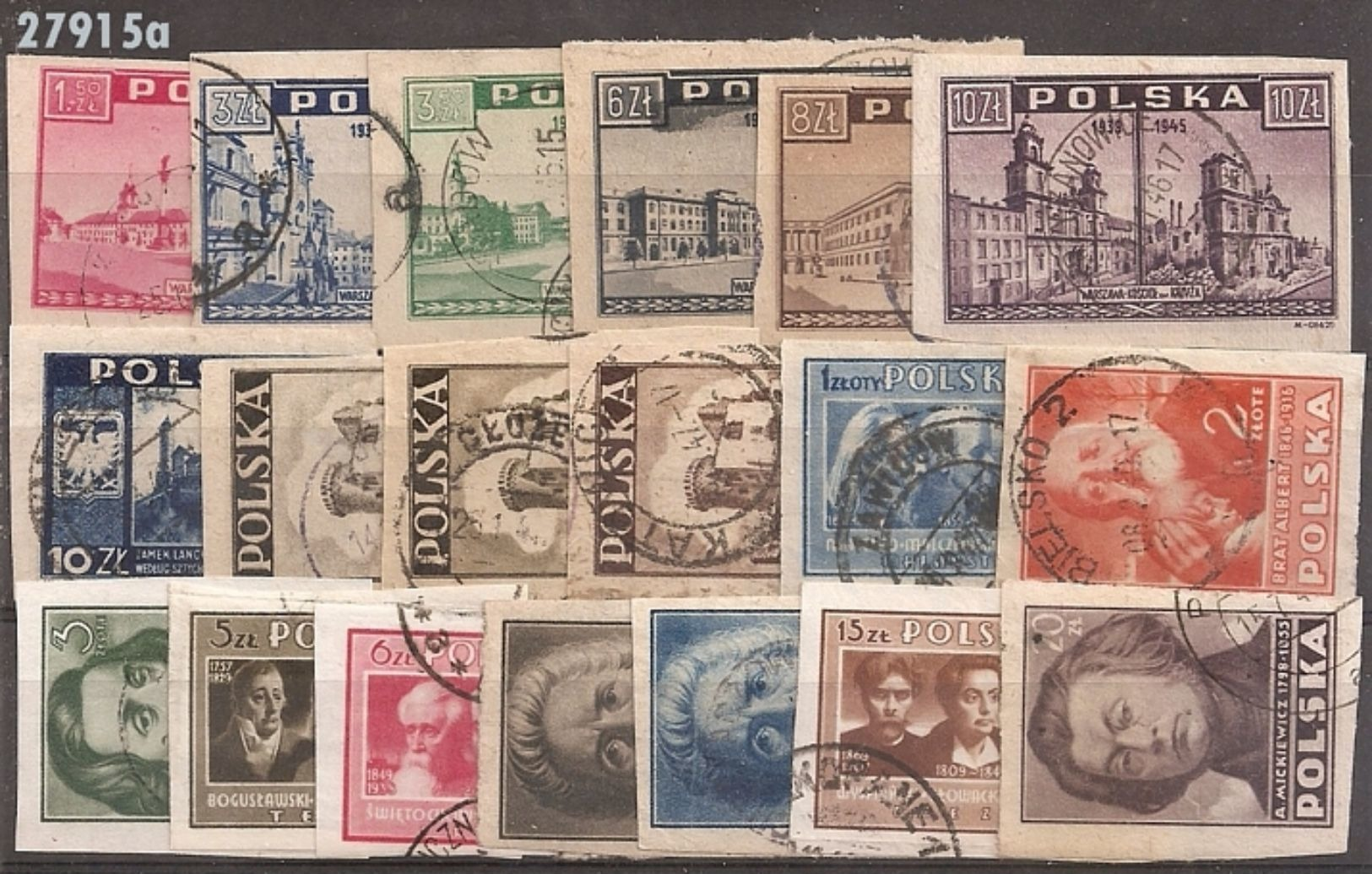 Lot De 34 Timbres Oblitérés - Usati