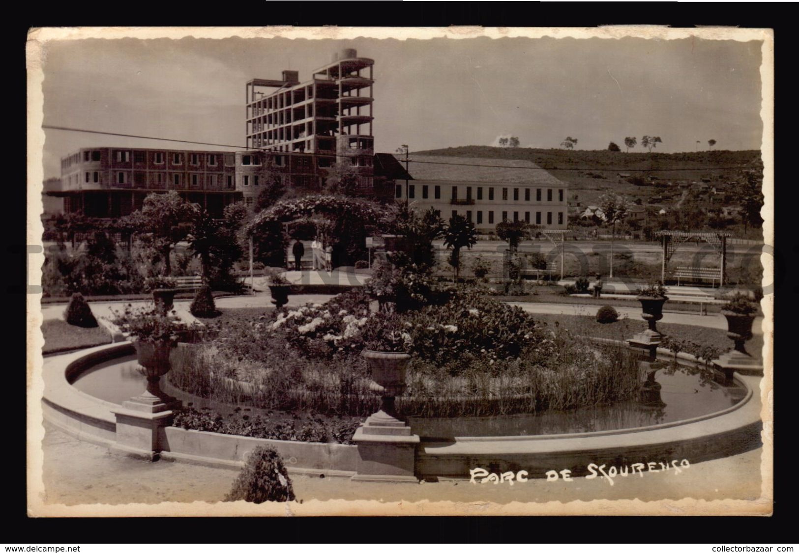 Parque De San Laurenco Real Photo Brazil Cartao Postaes Rppc Modern Architecture Postcard Ca1900 (w4_3668) - Belo Horizonte