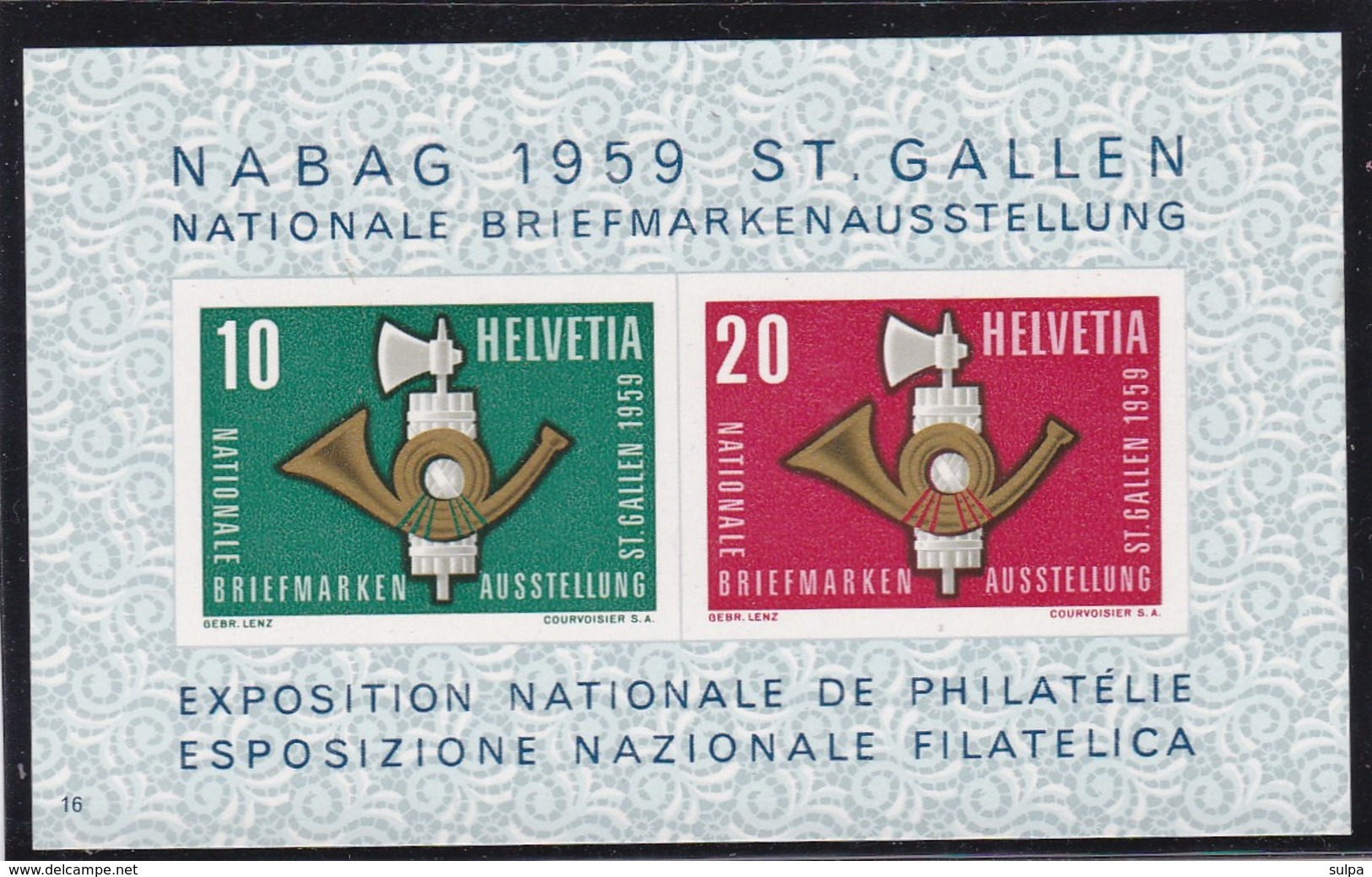 NABAG 1959 - Blocks & Kleinbögen