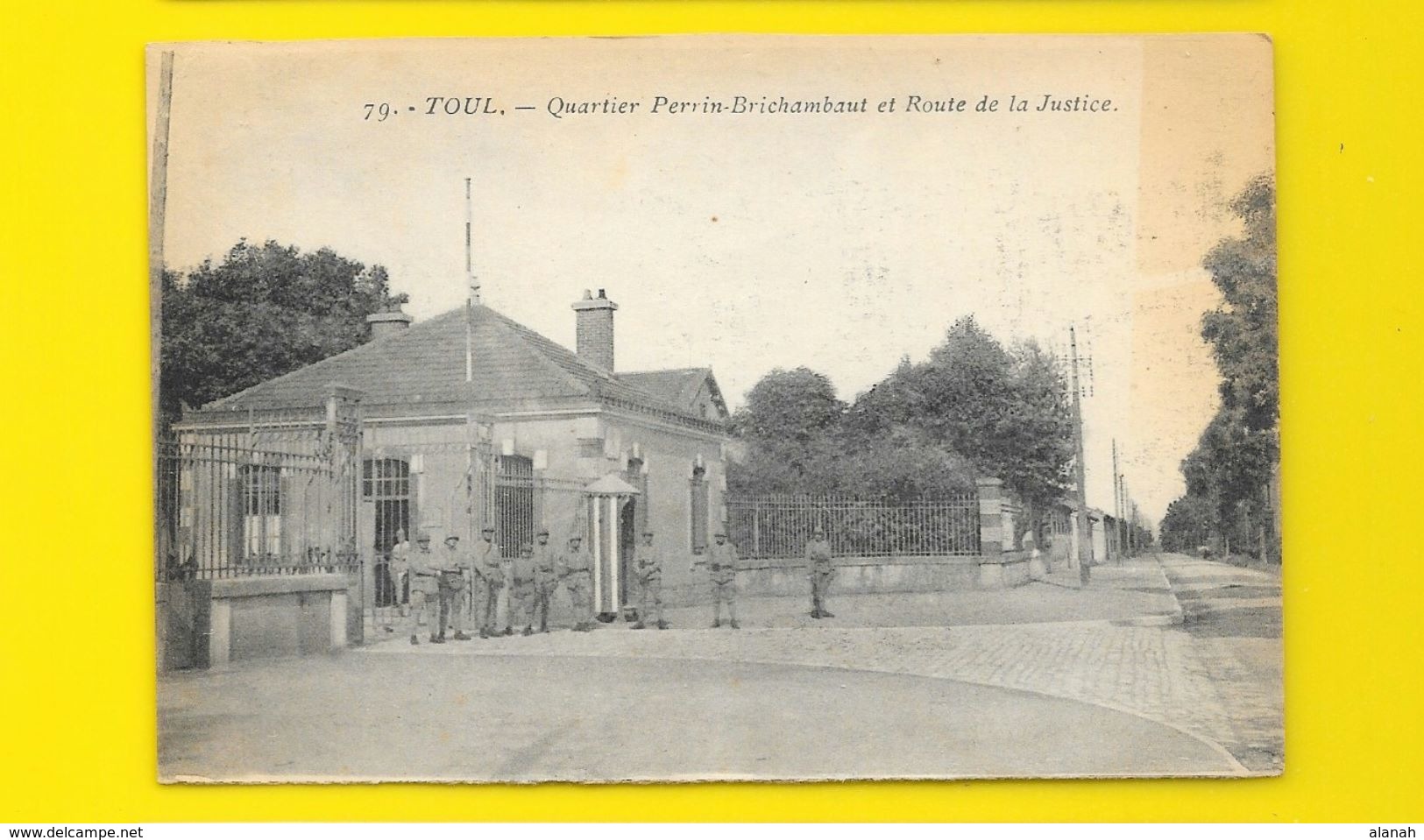 TOUL Rare Quartier Perrin-Brichambaut Et Rte De La Justice () Meurthe & Moselle (54) - Toul