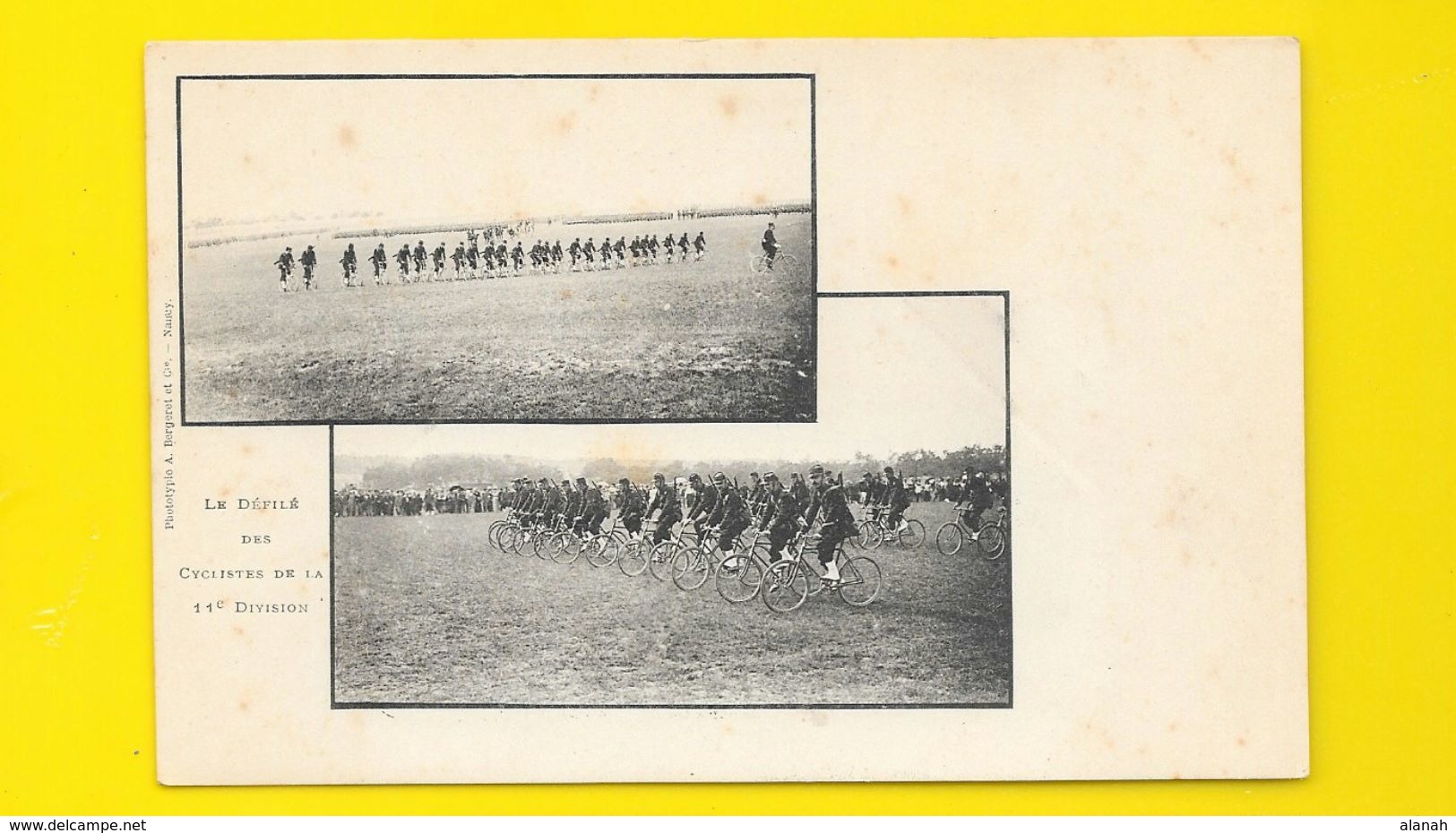 Défilé Des Cyclistes De La 11° Division (Bergeret) - War 1914-18