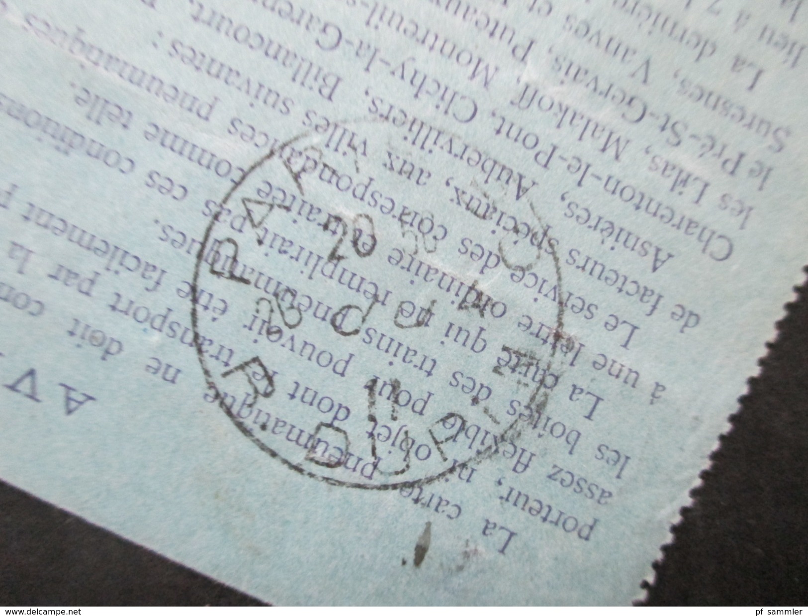 Frankreich 1911 Rohrpost Kartenbrief / Carte Pneumatique Paris R. Dupi Mit 3 Stempeln - Lettres & Documents