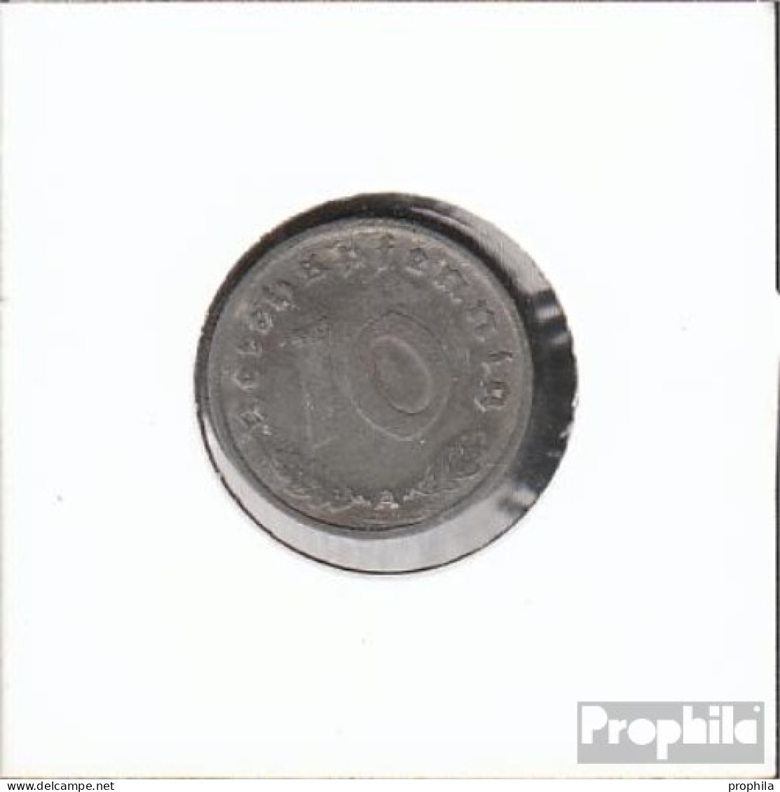 Deutsches Reich Jägernr: 371 1944 A Sehr Schön Zink Sehr Schön 1944 10 Reichspfennig Reichsadler - 10 Reichspfennig