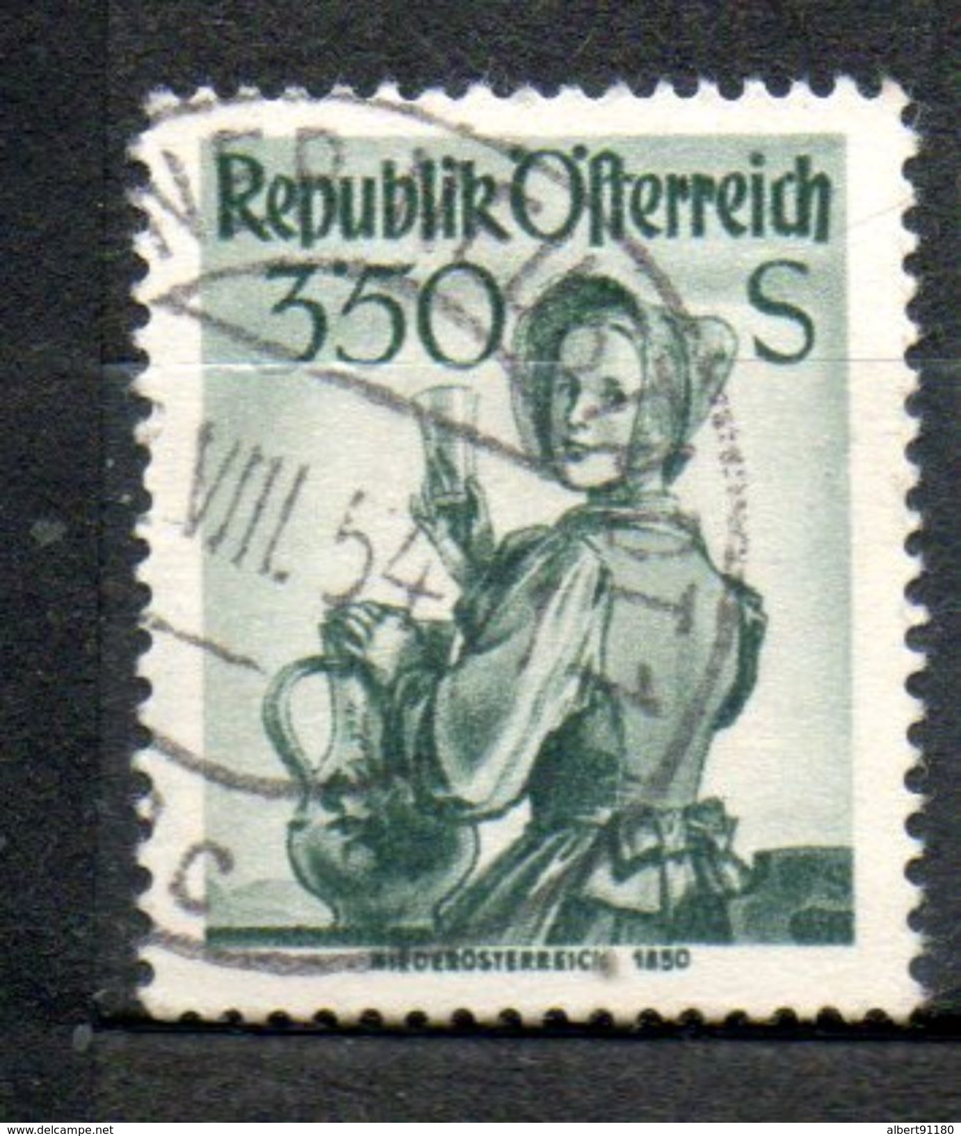 AUTRICHE Costume Régionaux 1951-52 N°806 - Used Stamps