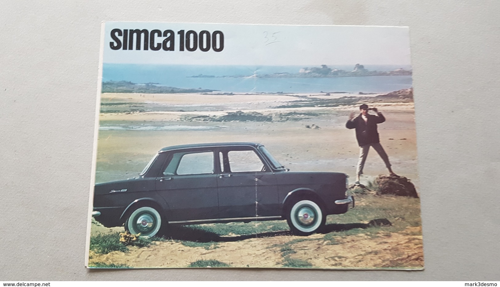 Simca 1000-1000 GL Depliant Originale Italiano Auto - Genuine Car Brochure - KFZ