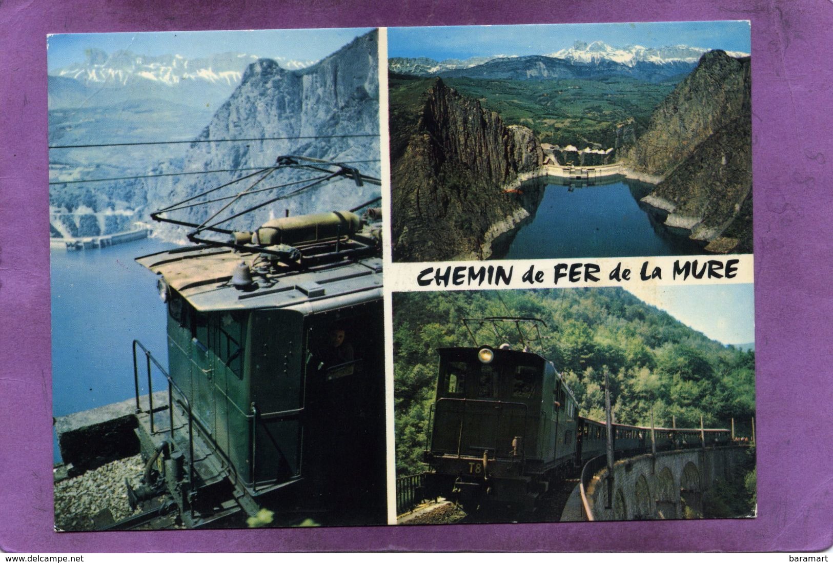 38 CHEMIN DE FER St Georges De Commiers La Mure Par Les Gorges Du Drac  Barrage Du Montteynard - Viaduc De La Loulla - Autres & Non Classés