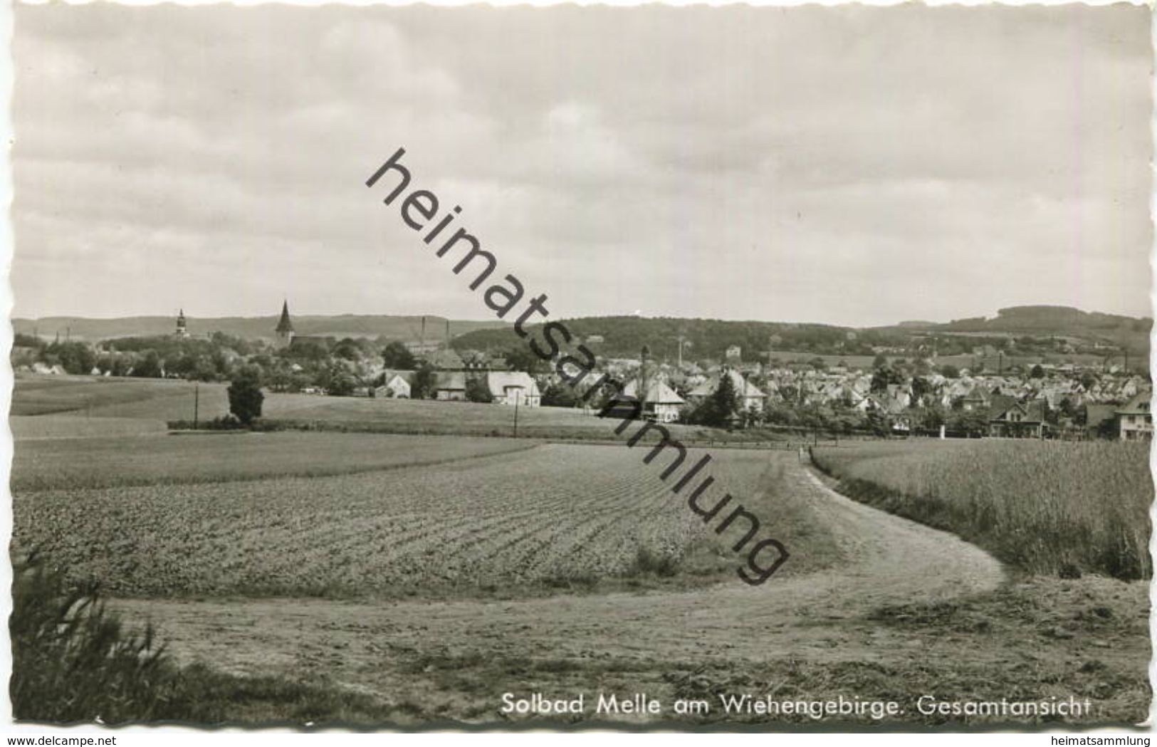 Bad Melle - Gesamtansicht - Foto-AK 60er Jahre - Verlag Cramers Kunstanstalt Dortmund - Melle