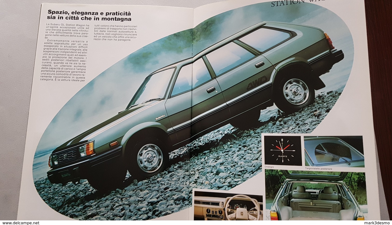 Subaru 4WD Gamma Modelli Auto 1988 Depliant Originale Auto - Genuine Car Brochure - Automobili