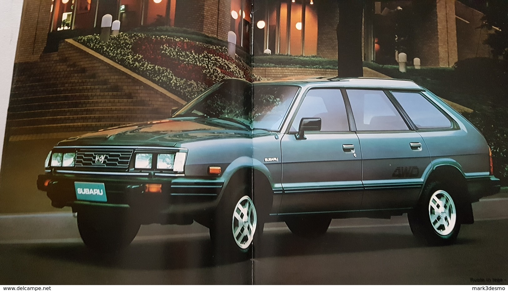 Subaru 4WD gamma modelli auto 1988 depliant originale auto - genuine car brochure