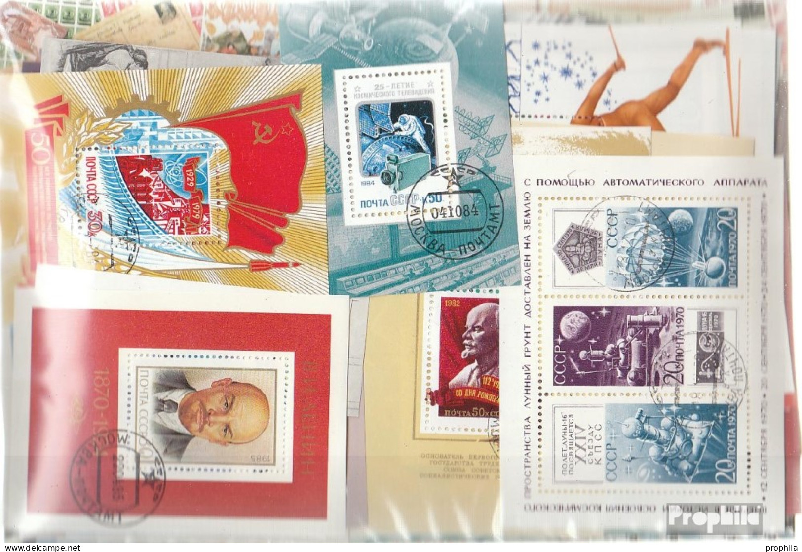 Sowjetunion 200 Verschiedene Blöcke Und Kleinbögen  Mit Rußland - Collections