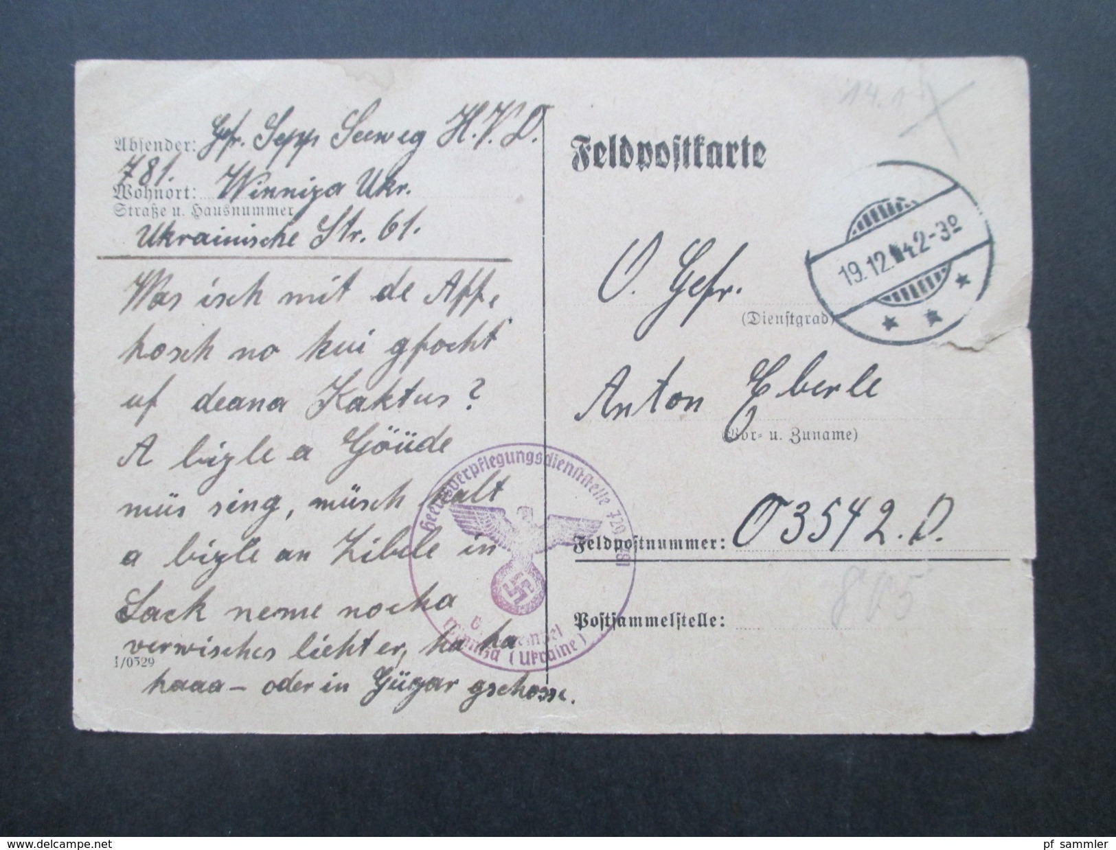 Feldpost 2. WK 64 Belege / Karten Usw. Tarnstempel / Holland Luftgau Amsterdam / Ukraine Usw. Viele Mit Inhalt! - Colecciones (sin álbumes)