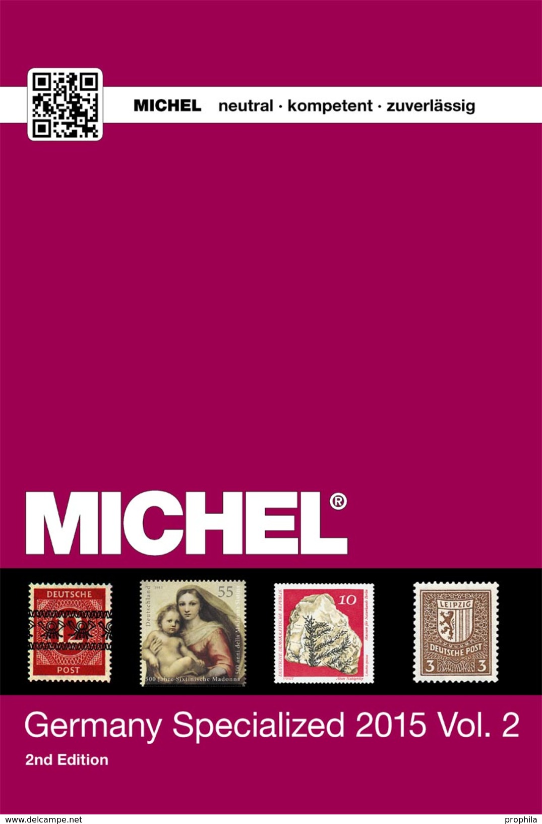 Michel Germany Specialized Catalogue 2015/2016, Vol. 2 – Deutschland-Spezial-Katalog 2015 Band 2 In Englisch - Alemania