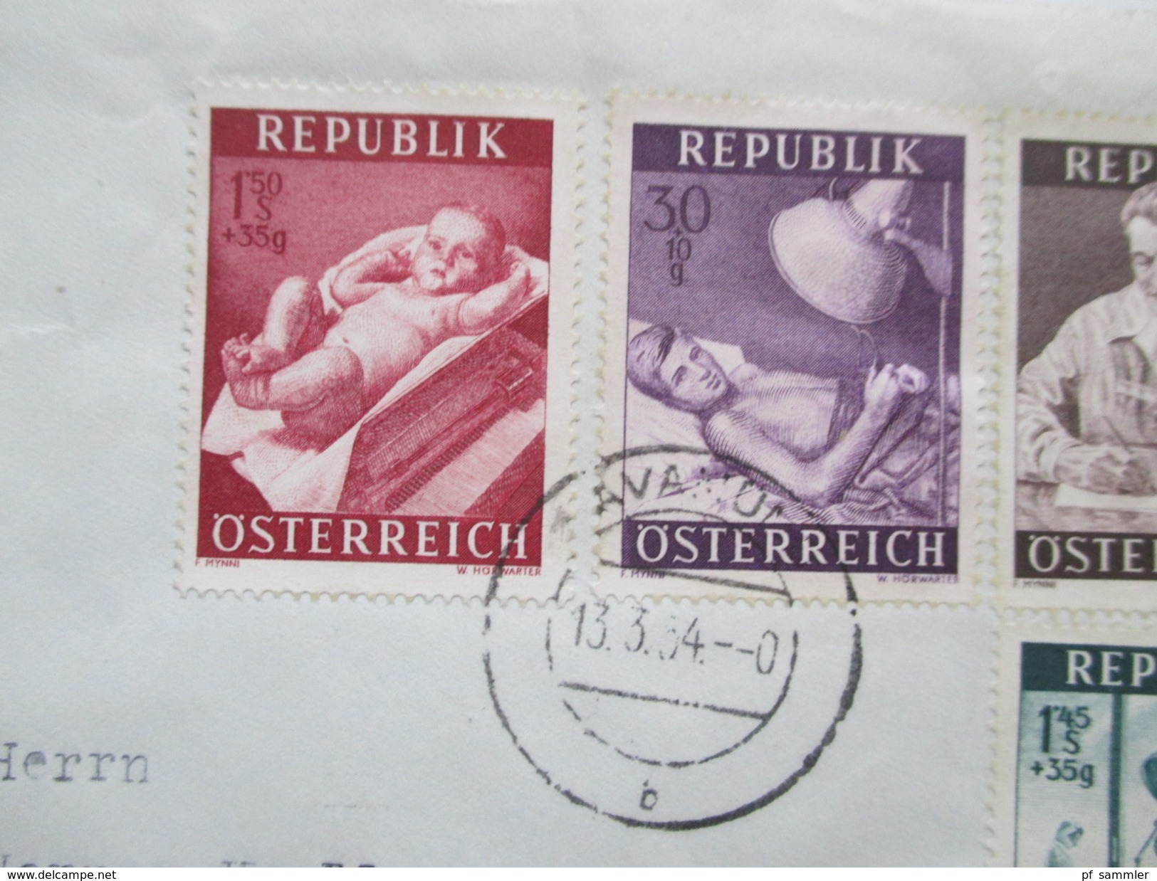 Österreich 1954 - 70er Jahre 53 FDC / R-Briefe in die DDR gelaufen! Satzbriefe / Sondertarif Tirol / Christkindl usw.