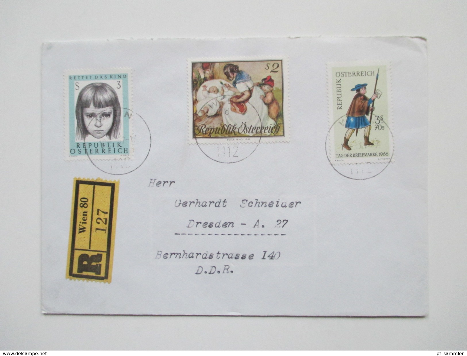 Österreich 1954 - 70er Jahre 53 FDC / R-Briefe in die DDR gelaufen! Satzbriefe / Sondertarif Tirol / Christkindl usw.